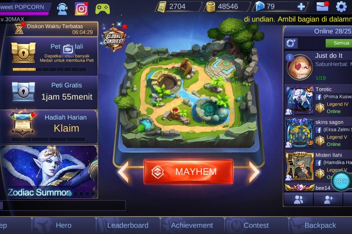Mobile Legends mayhem mode