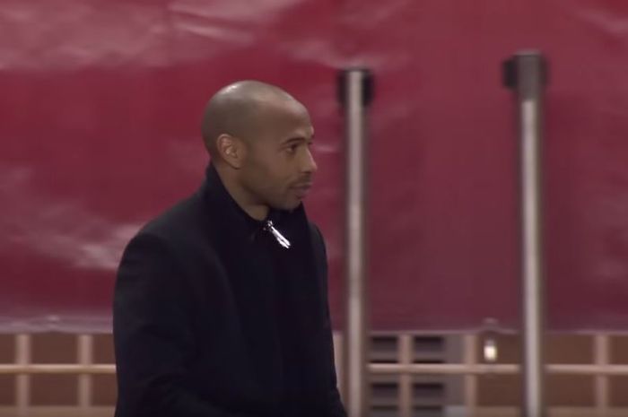 Pelatih AS Monaco, Thierry Henry.