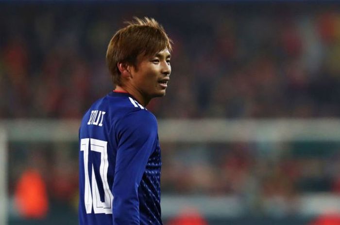 Pemain timnas Jepang bernomor punggung 10, Takashi Inui, kabarnya diincar Alaves dari Real Betis