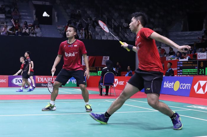 Pasangan ganda putra Indonesia, Akbar Bintang Cahyono/Moh. Reza Pahlevi Isfahani, belum berhasil menembus babak perempat final New Zealand Open 2019.
