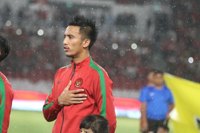 Gelandang timnas Indonesia, Bayu Pradana.