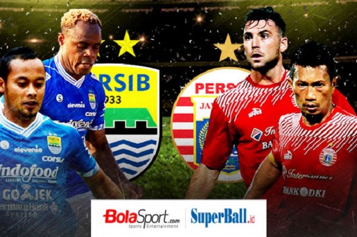 Duel Persib Bandung versus Persija Jakarta di Liga 1 2018 paling banyak menyedot penonton. 