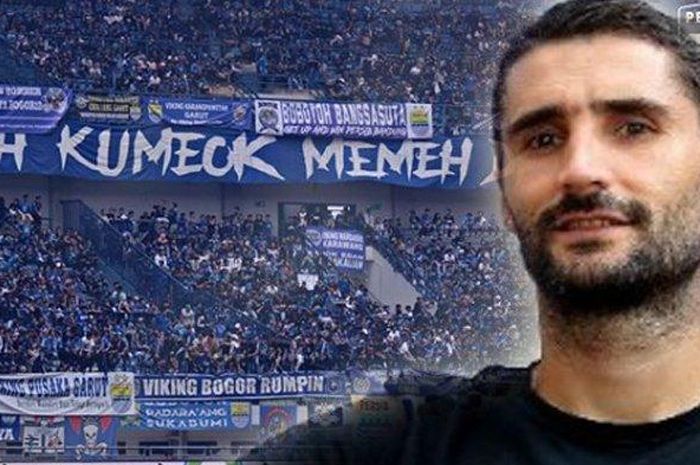 Srdan Lopicic, pilar asing Persib Bandung untuk musim 2019 yang hanya bertahan beberapa bulan.