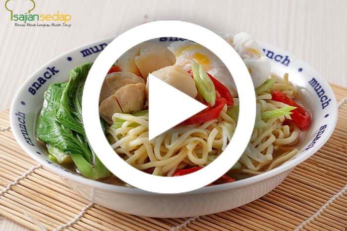 (Video) Resep Membuat Ramen Bakso Komplit, Menu Hangat Ala 