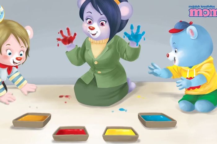Dongeng Anak Mombi Membuat Lukisan Jari Bobo