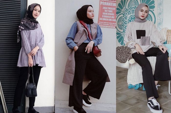 5 Model Celana Hitam yang Wajib Dimiliki Hijabers Biar 5 Model Celana Hitam yang Wajib Dimiliki Hijabers Biar