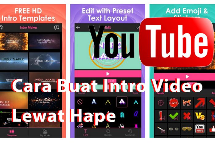 Cara membuat intro video online gratis