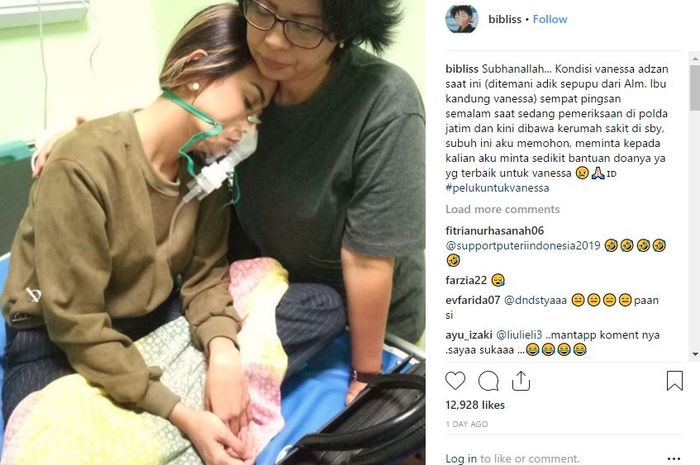 Kondisi kesehatan Vanessa Angel menurun setelah melakukan pemeriksaan di Polda Jatim