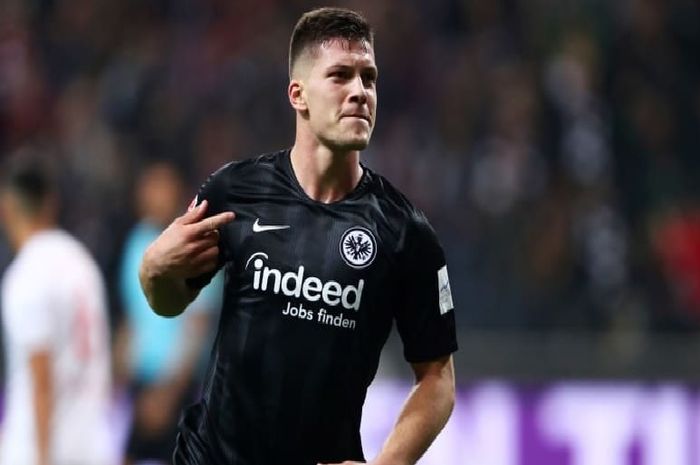 Striker Eintracht Frankfurt, Luka Jovic, menjadi target transfer Real Madrid untuk memperkuat lini depan mereka