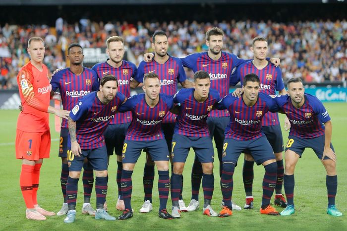 Skuat Barcelona 2018-2019.