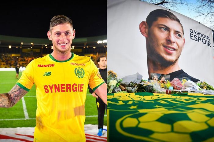 Emiliano Sala sempat mengungah foto perpisahan kebersamannya dengan rekan di Nantes. 