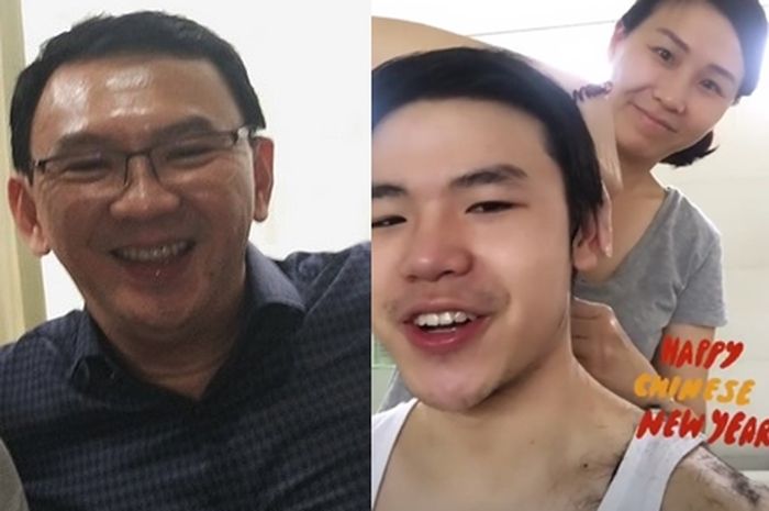 Disebut Tak Mau Urus BTP, Veronica Tan Asyik Potong Rambut Nicholas Sean Saat Perayaan Imlek 2019
