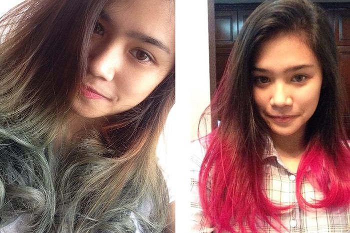 3 Ide Warna  Rambut  Ombre  ala Putri Mulan Jameela Tyarani 