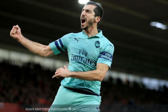 Gelandang serang Arsenal asal Armenia, Henrikh Mkhitaryan.