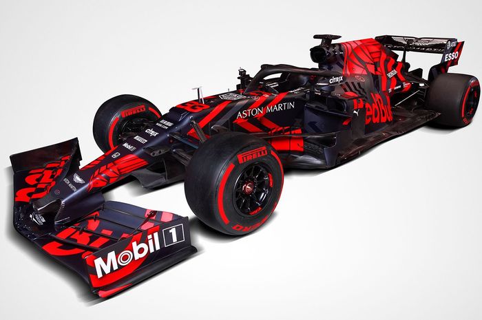 Tim Red Bull Racing meluncurkan mobil baru untuk kejuaraan F1 2019.
