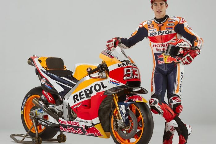 Pembalap tim Repsol Honda, Marc Marquez.