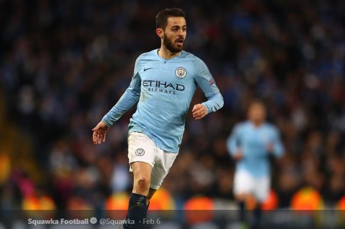 Gelandang Manchester City asal Portugal, Bernardo Silva.