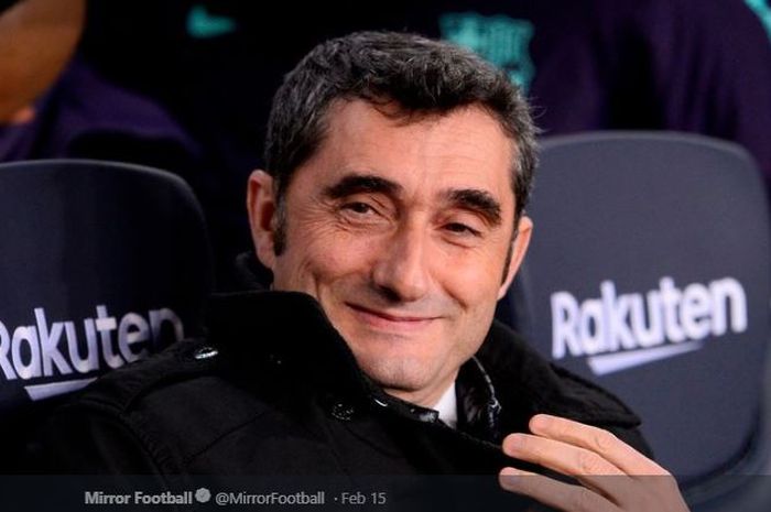 Pelatih FC Barcelona, Ernesto Valverde, tidak khawatir dengan ancaman Real Madrid di Liga Spanyol.