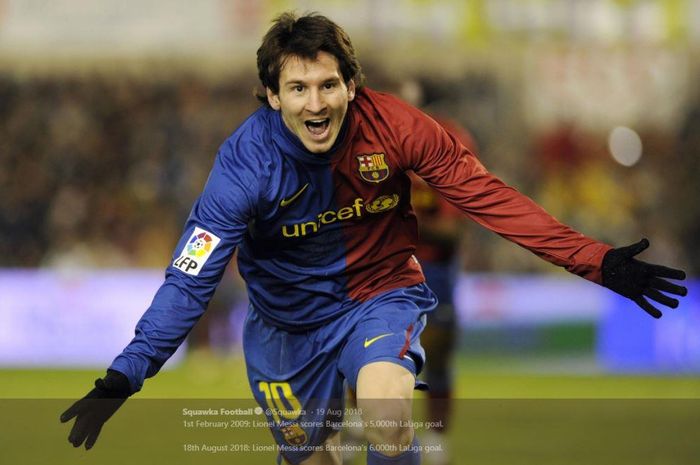 Lionel Messi pernah mencetak gol indah ke gawang Lyon pada duel Liga Champions, 11 Maret 2009.