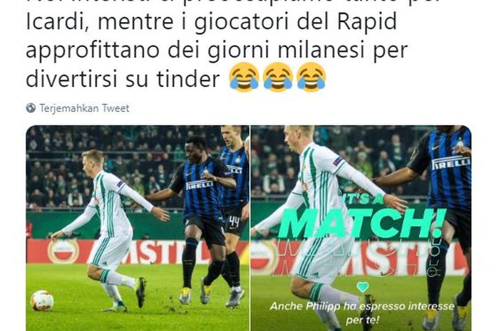 Aji Mumpung Pemain Rapid Wien Cari Jodoh Saat Bersua Inter Milan Bolasport Com