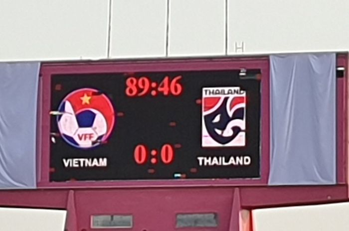 Timnas U-22 Vietnam vs Timnas U-22 Thailand.