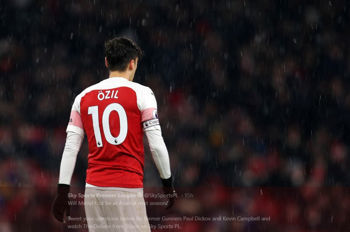 Gelandang serang Arsenal, Mesut Oezil.