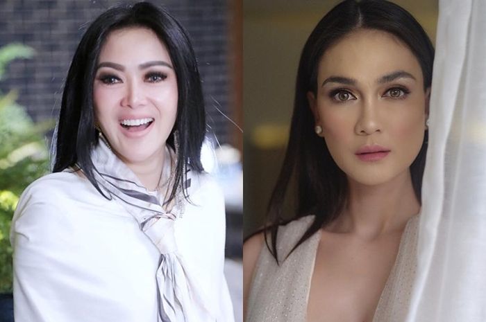 Syahrini dan Luna Maya tampil bak menantu idaman
