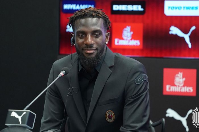 Gelandang AC Milan pinjaman dari Chelsea, Tiemoue Bakayoko.