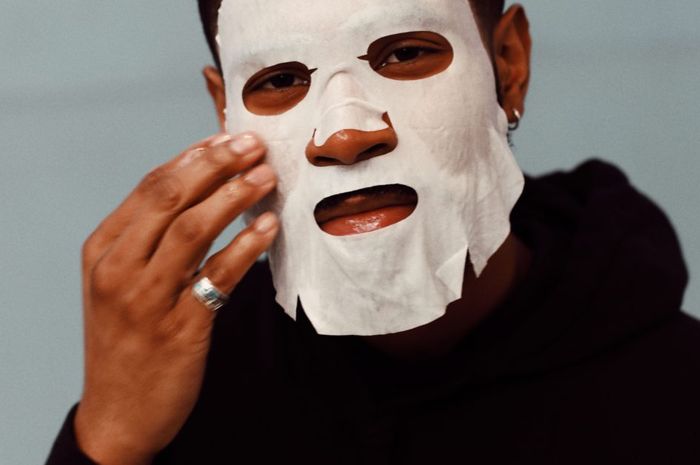 cara pakai mask muka
