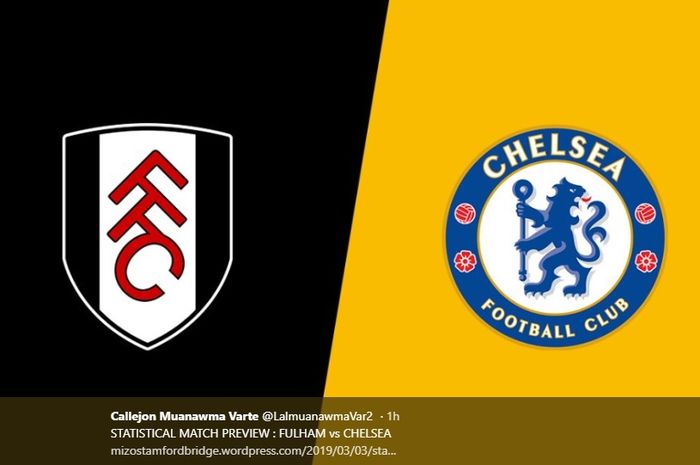 Fulham Vs Chelsea, Minggu (3/3/2019)