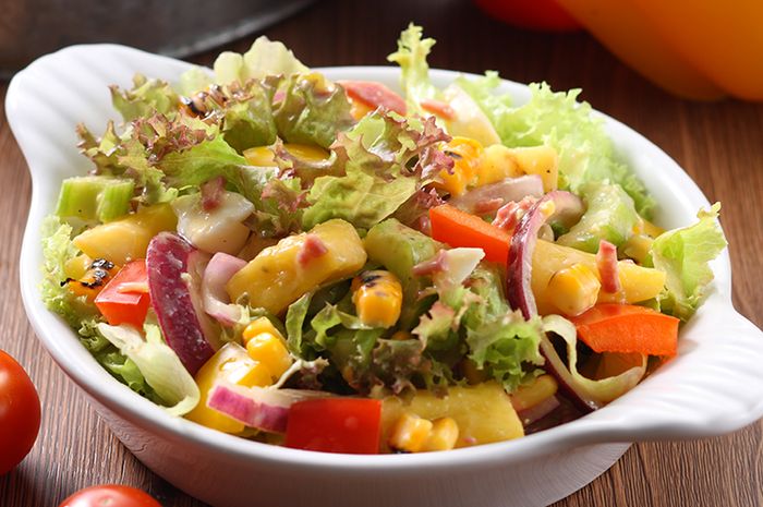 Menu Diet Sehat yang Pasti Enak, Resep Salad Ceria Ini ...