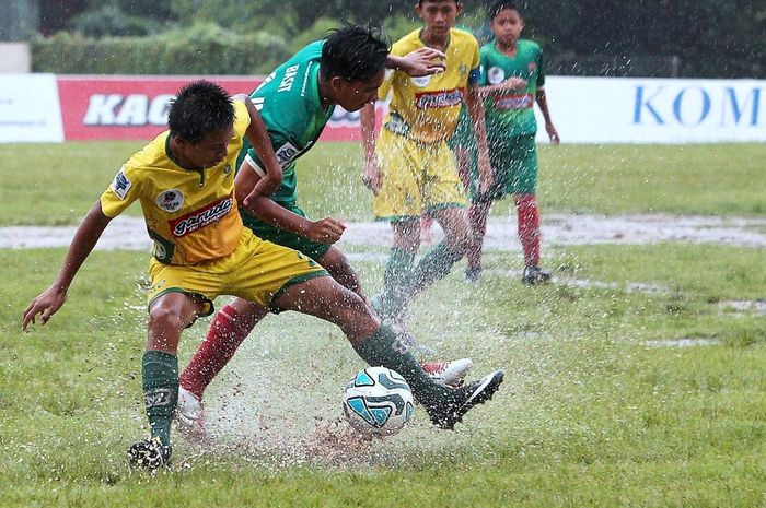Pertandingan Liga Kompas Kacang Garuda U-14 2019.
