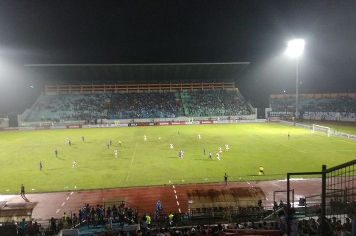 Pertandingan PSIS Semarang melawan Persipura Jayapura pada matchday pertama Grup C Piala Presiden 2019 di Stadion Moch Soebroto, Magelang, Rabu (6/3/2019).