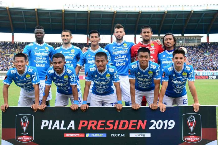 Skuat Persib Bandung di Piala Presiden 2019.