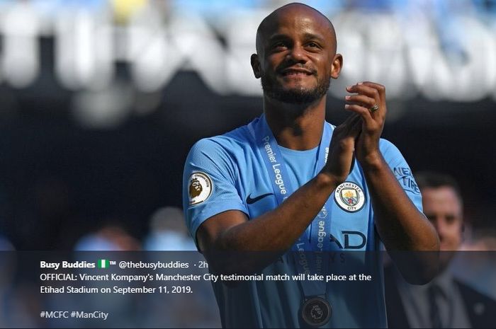 Bek tengah Manchester City, Vincent Kompany