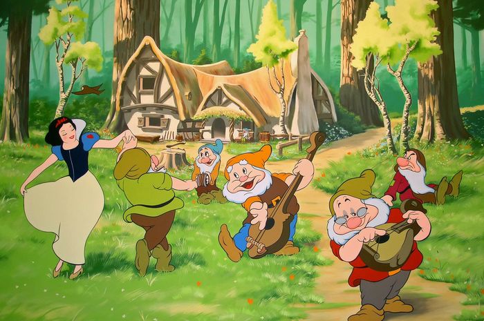 Gambar Rumah Kurcaci Snow White