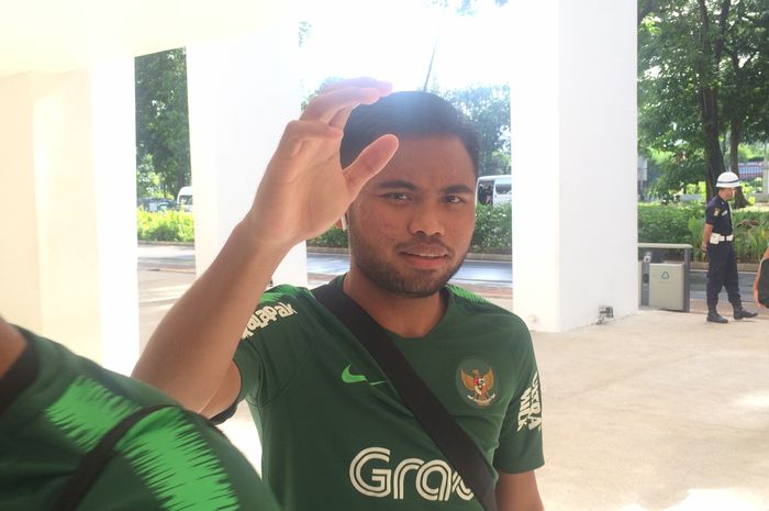 Pemain timnas U-23 Indonesia, Saddil Ramdani, sudah mulai berlatih bersama skuat Garuda Muda