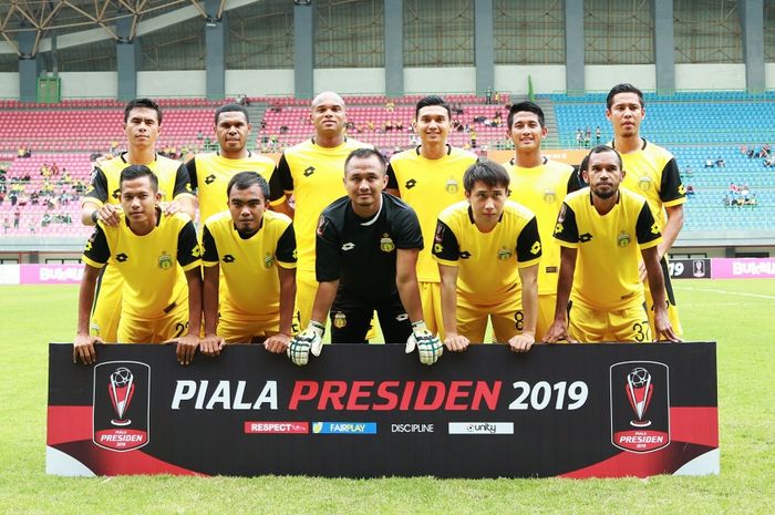 Skuat Bhayangkara FC di Piala Presiden 2019.