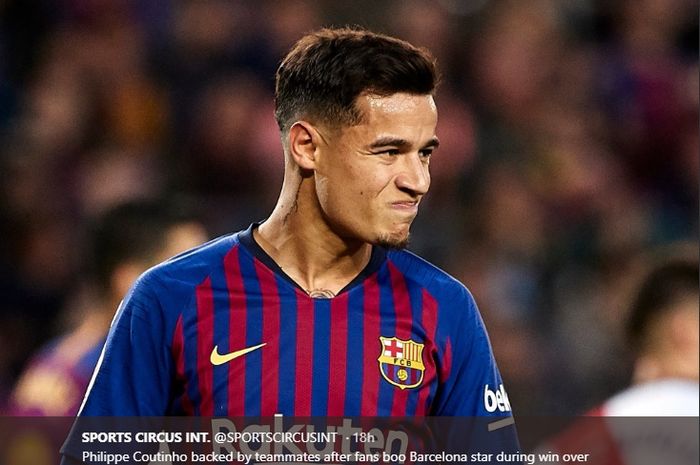 Philippe Coutinho sedang dalam kondisi tidak bagus menyusul cemoohan para pendukung Barcelona terhadap dirinya