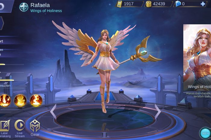 Rafaela's latest look in Mobile Legends