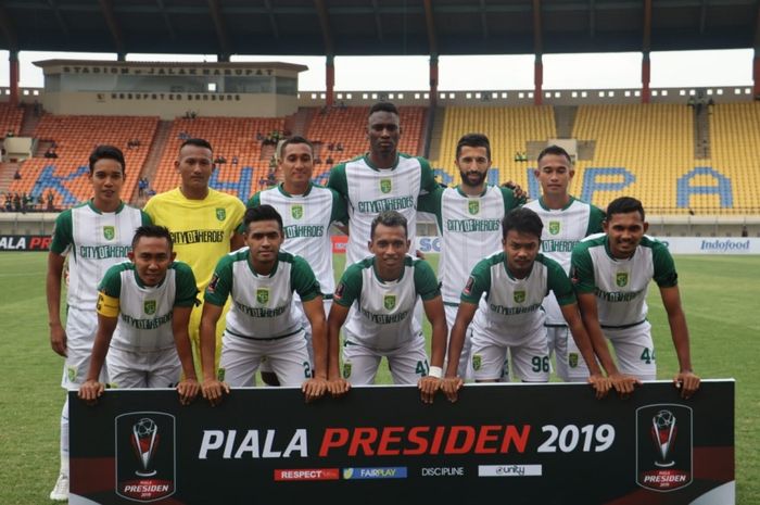 Skuat Persebaya Surabaya di Piala Presiden 2019.