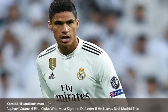 Mantan bek tengah Real Madrid, Raphael Varane 