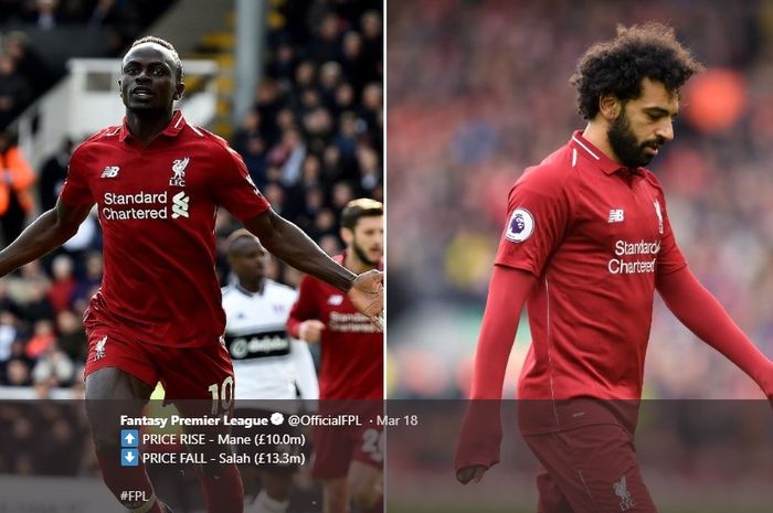 Sadio Mane dan Mohamed Salah