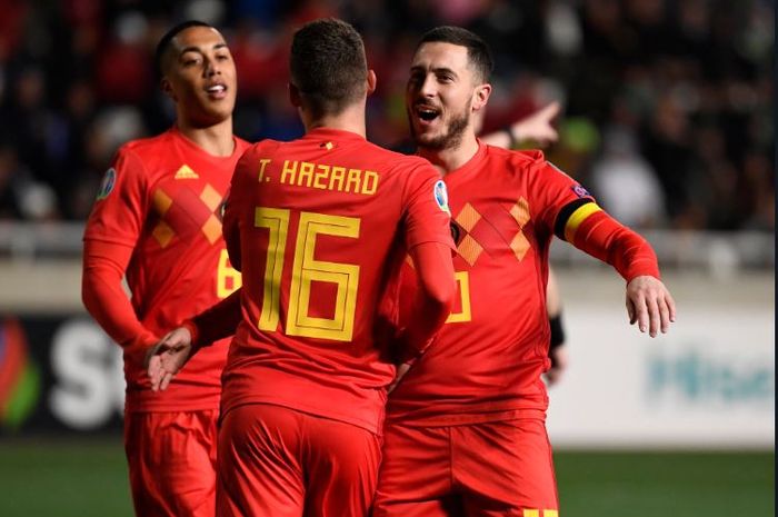 Laga tim nasional Belgia Vs Cyprus