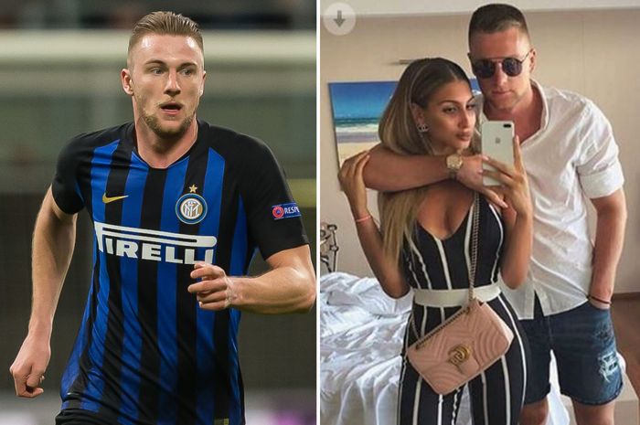 Bek Inter Milan, Milan Skriniar dan kekasihnya, Barbora Hroncekova.