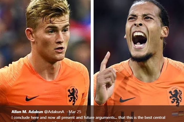 Matthijs de Ligt dan Virgil van Dijk