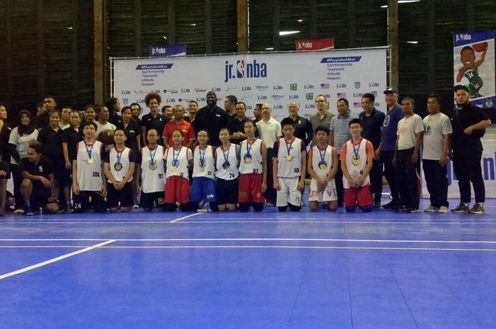 Para peserta Jr NBA Indonesia 2019