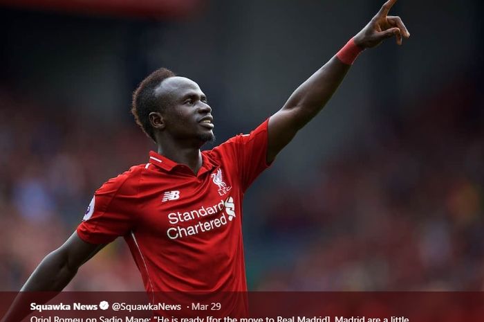 Pemain Liverpool, Sadio Mane