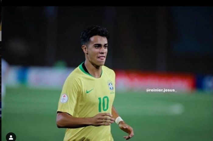 Pemain muda timnas Brasil, Reinier Jesus Carvalho.