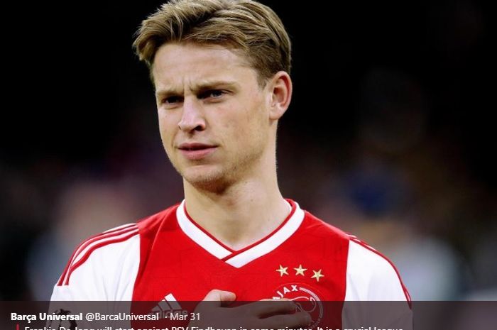 Pemain tengah Ajax Amsterdam, Frenkie de Jong